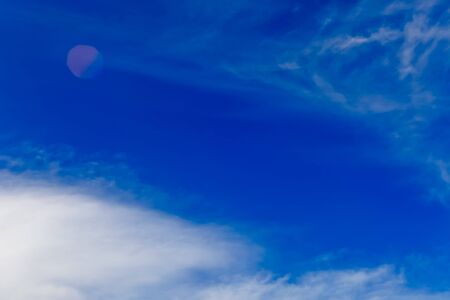 Cloud on the blue sky texture background.の写真素材