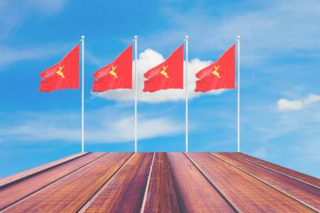 Cloud on the blue sky texture background.の写真素材