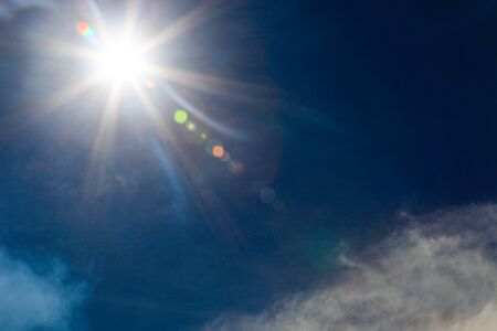 Cloud on the blue sky texture background.
