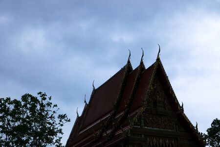 Gray and black storm cloudsの写真素材