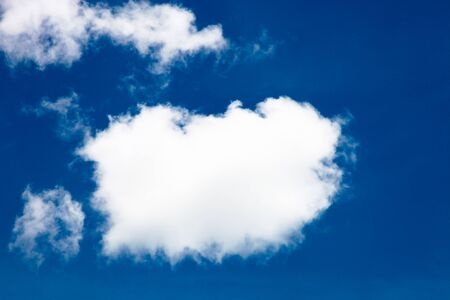 Cloud on the blue sky texture background.