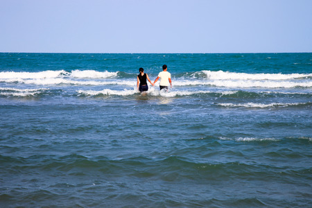 lovely sweet in natural seaの写真素材