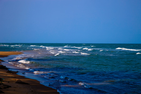 dark feeling natural seaの写真素材