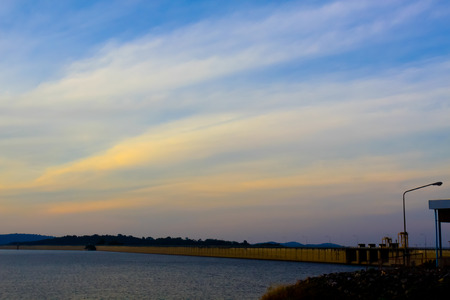 Natural location Kun Dan Pra Kan Chon Dam Nakonnayok Thailandの写真素材