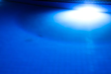shadow light of modern Swimming poolの写真素材