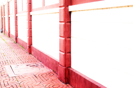 Concrete street wall blank textureの写真素材