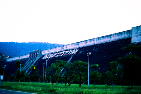 Natural beautiful location Kun Dan Pra Kan Chon Dam Nakonnayok Thailandの写真素材