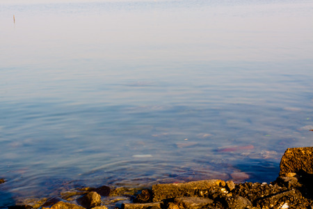 freshing time beautiful sea viewの写真素材