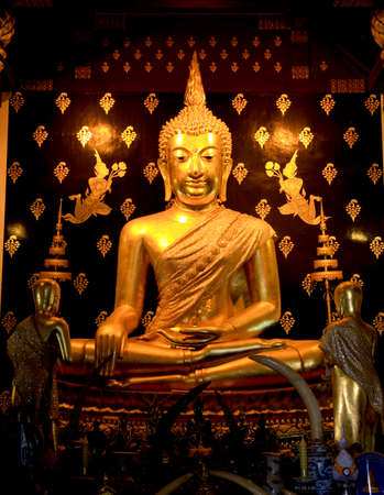 golden buddha statue,Thailand