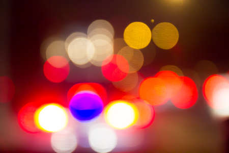 Defocused lights backgroundの写真素材