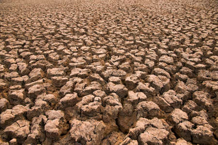 Soil drought cracked landscape sunset