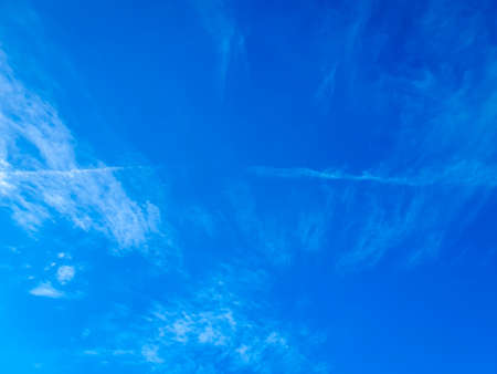 Cloudscape of natural sky with blue sky and white clouds in the sky use for wallpaper background