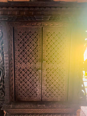 Antique decorative items is popular to decorate in house, restaurant or garden to show and create beauty for house or restaurant in Thailandの写真素材