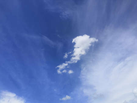 Cloudscape of natural sky with blue sky and white clouds in the sky use for wallpaper background