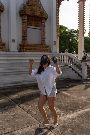 Suphanburi, Thailand - June 12, 2022 : Ordination ceremony in buddhist Thai monk ritual for change man to monk in ordination ceremony in buddhist in Thailandのeditorial素材