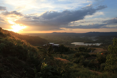 Sunrise in the valley!の写真素材