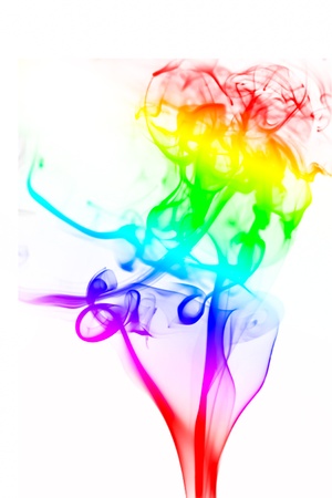 Smoke colorfulの写真素材