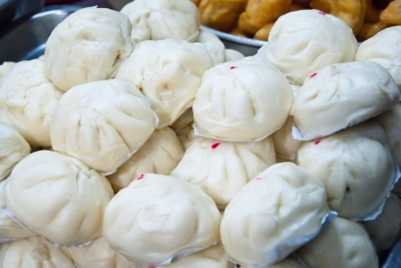 Steamed dumplingの写真素材