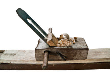 carpenter planed woodの写真素材