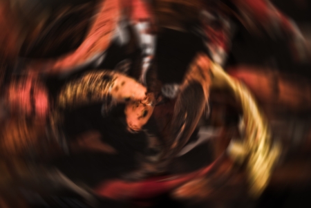 rotation Koi fishの写真素材