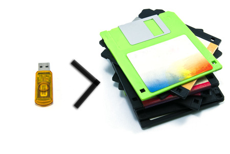 Handy drives with the diskettes