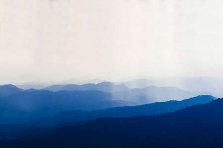 Blue mountain range