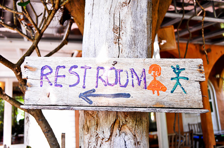 Wooden signの写真素材