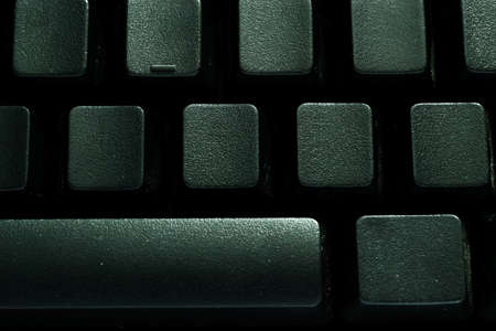 Black Blank Keyboardの写真素材