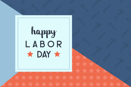 Happy labor day background illustrationのイラスト素材