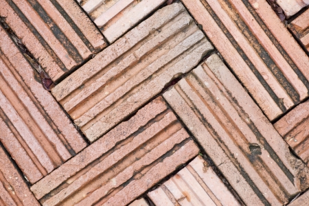 This is texture of brick floor for walking wayの写真素材