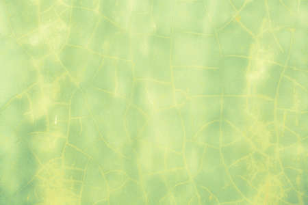 Green concrete background with line pattern