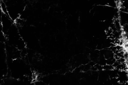 Abstract black marble patterned texture background, for design art work.の写真素材