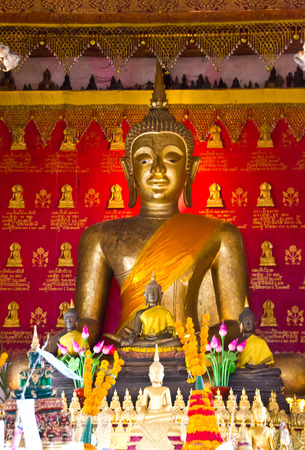 Gold buddha statueの写真素材