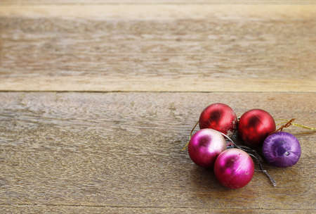 Christmas wooden backgroundの写真素材