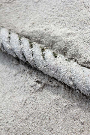 Close up robe on the sandの写真素材