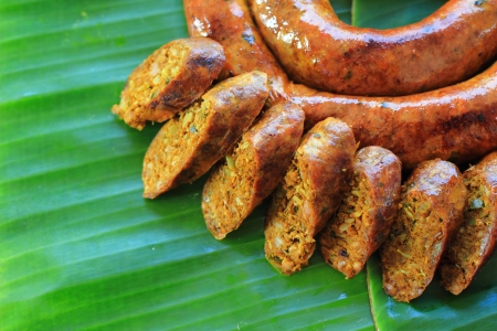 Grill Northern Thai Sausageの写真素材