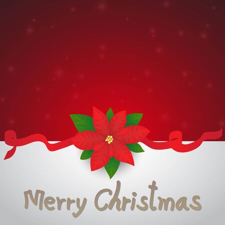 Red Christmas Invitation or Greeting Card Backgroundのイラスト素材