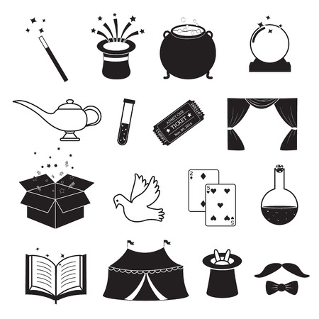 Magic Related Icons Setのイラスト素材