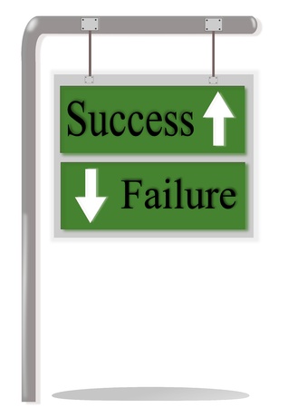 success or failureのイラスト素材