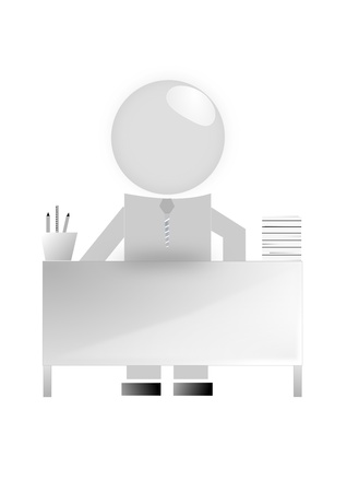 working businessmanのイラスト素材