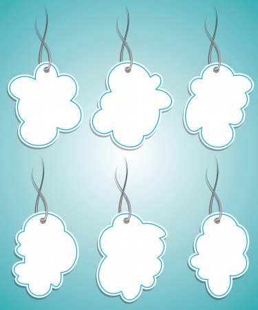 Set of labels  Abstract illustrationのイラスト素材