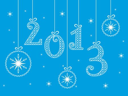 Blue christmas background, illustration for wallpaperのイラスト素材