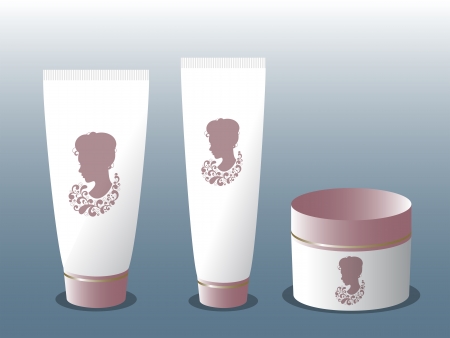 Tubes Of Cream Or Gel. Ready For Your Design. のイラスト素材