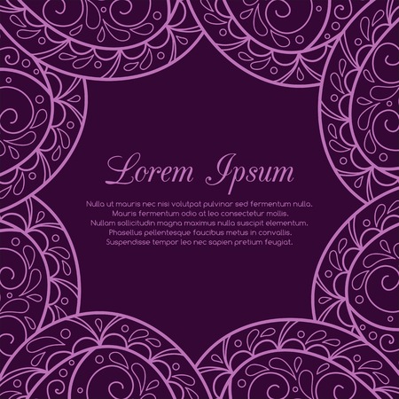 Vintage background for greeting card, invitation. Vector illustrationのイラスト素材