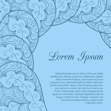 Vintage background for greeting card, invitation. Vector illustrationのイラスト素材