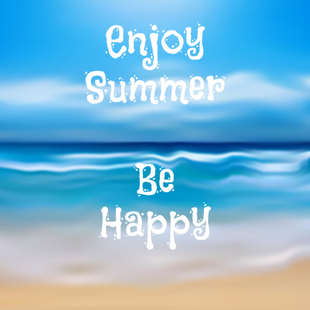 Abstract blurred background with sea shoreのイラスト素材