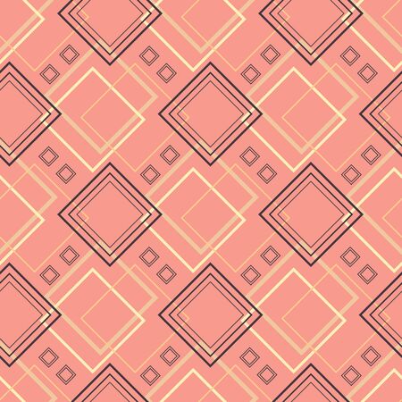 Abstract seamless pattern with geometric shapes.のイラスト素材