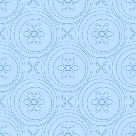 Abstract seamless pattern with geometric shapes.のイラスト素材