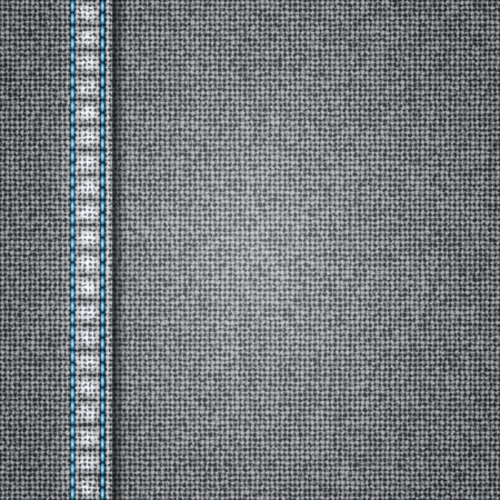 Denim texture background. Realistic denim fabric. Vector illustrationのイラスト素材