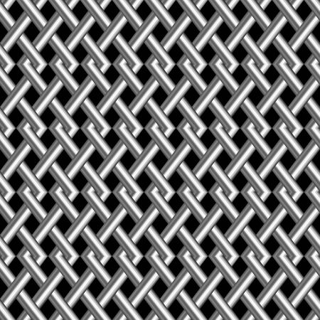 Abstract geometric background with metal tubes. Vector illustrationのイラスト素材